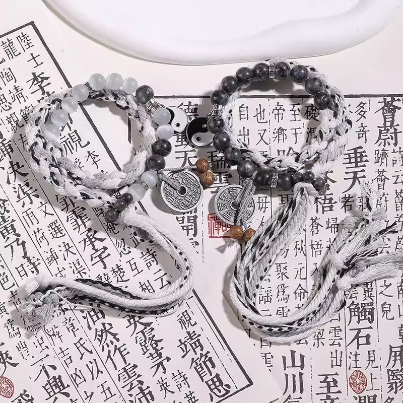 Tai Chi twin bracelet couple bracelet bracelet bracelet woven hand ornament