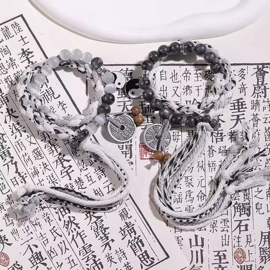 Tai Chi twin bracelet couple bracelet bracelet bracelet woven hand ornament